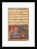 Page from Tales of a Parrot: Ninth night: The parrot brings a fruit…, c. 1560 by Unknown