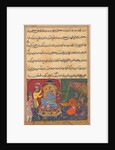 Page from Tales of a Parrot: Ninth night: The parrot brings a fruit…, c. 1560 by Unknown