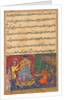Page from Tales of a Parrot: Ninth night: The parrot brings a fruit…, c. 1560 by Unknown