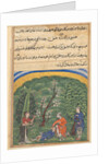 Page from Tales of a Parrot: second night: The sentinel in the employ?, c1560 by Unknown