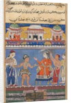Page from Tales of a Parrot: Seventh night: the darwish brings the King…, c. 1560 by Unknown