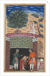 Page from Tales of a Parrot: Seventh night: The daughter of the king…, c. 1560 by Unknown