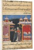 Page from Tales of a Parrot: Seventh night: The parrot addresses Khujasta…, c. 1560 by Unknown