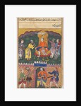 Page from Tales of a Parrot: Seventh night: The vizier dissuades the king…, c. 1560 by Unknown