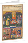 Page from Tales of a Parrot: Seventh night: The vizier dissuades the king…, c. 1560 by Unknown