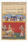 Page from Tales of a Parrot: Sixteenth night: The daughter-in-law returns…, c. 1560 by Unknown