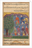Page from Tales of a Parrot: Sixth night: Seven men disputing possession…, c. 1560 by Unknown