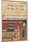 Page from Tales of a Parrot: Sixth night: The parrot addresses Khujasta…, c. 1560 by Unknown
