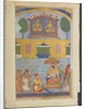 Page from Tales of a Parrot: Third night: The goldsmith and the carpenter…, c. 1560 by Unknown
