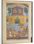 Page from Tales of a Parrot: Third night: The goldsmith and the carpenter…, c. 1560 by Unknown