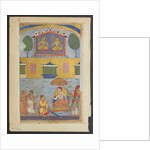 Page from Tales of a Parrot: Third night: The goldsmith and the carpenter…, c. 1560 by Unknown