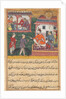 Page from Tales of a Parrot: Third night: The goldsmith judged; the bear cubs…, c. 156 by Unknown