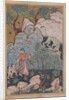 Page from Tales of a Parrot: Thirtieth night: A woman with two children…, c. 1560 by Unknown