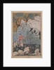 Page from Tales of a Parrot: Thirtieth night: A woman with two children…, c. 1560 by Unknown