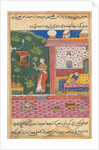 Page from Tales of a Parrot: Thirtieth night: The parrot addresses Khujasta…, c. 1560 by Unknown