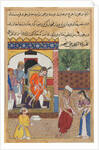 Page from Tales of a Parrot: Thirty-fifth night: The magician, disguised…, c. 1560 by Unknown