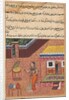 Page from Tales of a Parrot: Thirty-fourth night: The parrot addresses Khujasta…, c. 1 by Unknown