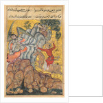 Page from Tales of a Parrot: Thirty-fourth night: The third suitor…, c. 1560 by Unknown