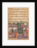 Page from Tales of a Parrot: Thirty-second night: Kaiwan sends a message…, c. 1560 by Unknown