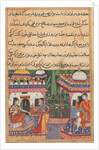 Page from Tales of a Parrot: Thirty-second night: Kaiwan sends a message…, c. 1560 by Unknown