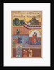 Page from Tales of a Parrot: Thirty-second night: Kaiwan, Latif, and Sharif…, c. 1560 by Unknown