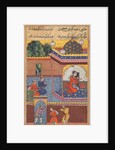 Page from Tales of a Parrot: Thirty-second night: Kaiwan, Latif, and Sharif…, c. 1560 by Unknown