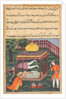 Page from Tales of a Parrot: Thirty-sixth night: Mahrusa kills herself…, c. 1560 by Unknown