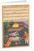 Page from Tales of a Parrot: Thirty-sixth night: Mahrusa kills herself…, c. 1560 by Unknown