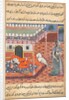 Page from Tales of a Parrot: Thirty-sixth night: The king dreams of a lady…, c. 1560 by Unknown