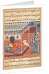 Page from Tales of a Parrot: Thirty-sixth night: The king dreams of a lady…, c. 1560 by Unknown