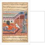 Page from Tales of a Parrot: Thirty-sixth night: The king dreams of a lady…, c. 1560 by Unknown