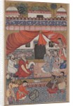 Page from Tales of a Parrot: Thirty-third night: Preparation for the marriage…, c. 156 by Unknown