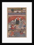 Page from Tales of a Parrot: Thirty-third night: Preparation for the marriage…, c. 156 by Unknown