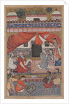 Page from Tales of a Parrot: Thirty-third night: Preparation for the marriage…, c. 156 by Unknown