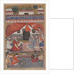 Page from Tales of a Parrot: Thirty-third night: Preparation for the marriage…, c. 156 by Unknown