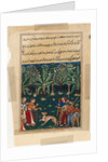 Page from Tales of a Parrot: Twelfth night: The merchant?s daughter…, c. 1560 by Unknown