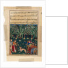 Page from Tales of a Parrot: Twelfth night: The merchant?s daughter…, c. 1560 by Unknown