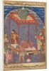 Page from Tales of a Parrot: Twenty-fifth night: The destitute Mukhtar…, c. 1560 by Unknown