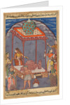 Page from Tales of a Parrot: Twenty-fifth night: The destitute Mukhtar…, c. 1560 by Unknown