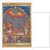 Page from Tales of a Parrot: Twenty-fifth night: The destitute Mukhtar…, c. 1560 by Unknown