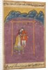 Page from Tales of a Parrot: Twenty-fifth night: The lover of Hamnaz…, c. 1560 by Unknown