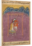 Page from Tales of a Parrot: Twenty-fifth night: The lover of Hamnaz…, c. 1560 by Unknown