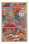 Page from Tales of a Parrot: Twenty-fourth night: Bashir confides his love?, c. 1560 by Unknown
