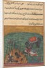 Page from Tales of a Parrot: Twenty-second night: As punishment…, c. 1560 by Unknown