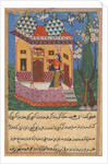 Page from Tales of a Parrot: Twenty-sixth night: The parrot addresses Khujasta…, c1560 by Unknown