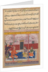 Page from Tales of a Parrot: Twenty-third night: The merchant?, c. 1560 by Unknown
