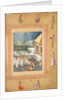 Page from the Late Shah Jahan Album: Harem Night-Bathing Scene, c. 1653 by Unknown