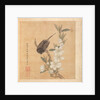 Paintings after Ancient Masters: A Bird and Peach-Blossom Branch, 1598-1652 by Chen Hongshou