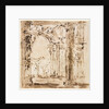 Pair of Drawings: Sketch of the Labyrinth of the Villa Pisani and Piazza San Marco…, 1773-1778 by Francesco Guardi