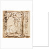 Pair of Drawings: Sketch of the Labyrinth of the Villa Pisani and Piazza San Marco…, 1773-1778 by Francesco Guardi